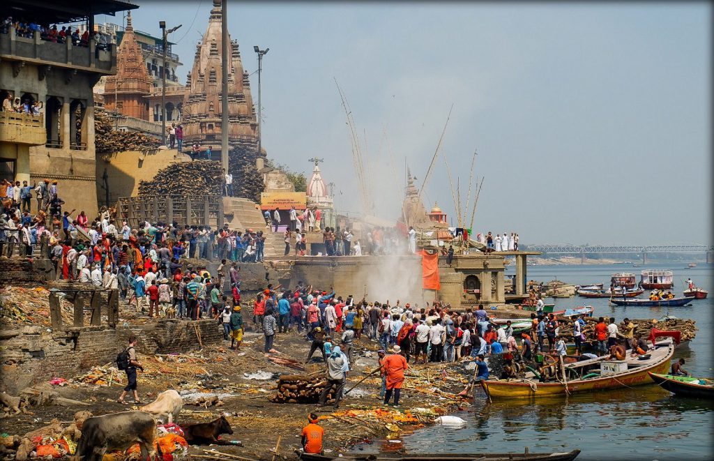 Largest Crematorium ground of World Manikarnika Ghat Varanasi India